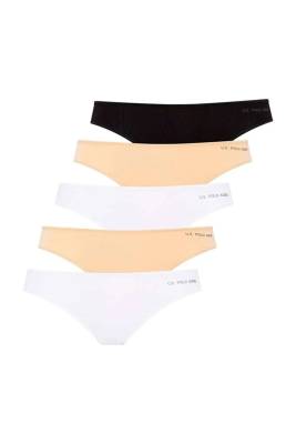 U.S. Polo Assn. - U.S. Polo Assn. 5'li Düşük Bel Külot, %47 modal %47 pamuk %6 elastan