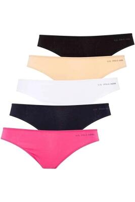 U.S. Polo Assn. 5'li Modal Pamuk Brazilian Külot, Düşük Bel, Arkası Brazilian kesim, %47 pamuk %47 modal %6 elastan - 3