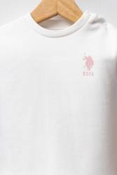 U.S. Polo Assn. Açık Pembe Kız Bebek 3'lü Takım, 2 iplik takım - Thumbnail