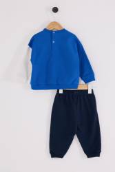 U.S. Polo Assn. Baskılı Erkek Bebek İki İplik Alt Üst Takım - Thumbnail