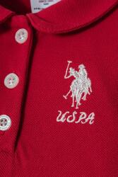 US Polo Assn. Bebek Pike Tulum %100 Pamuk – Kısa Kollu, Çıtçıtlı Yazlık Bebek Tulum - 2