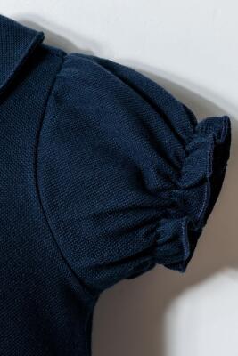 US Polo Assn. Bebek Pike Tulum %100 Pamuk – Kısa Kollu, Çıtçıtlı Yazlık Bebek Tulum - 14