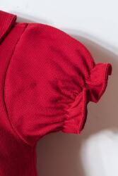 US Polo Assn. Bebek Pike Tulum %100 Pamuk – Kısa Kollu, Çıtçıtlı Yazlık Bebek Tulum - 3