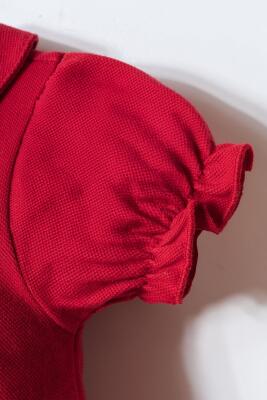 US Polo Assn. Bebek Pike Tulum %100 Pamuk – Kısa Kollu, Çıtçıtlı Yazlık Bebek Tulum - 3