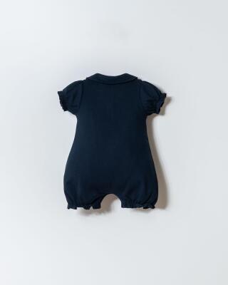 US Polo Assn. Bebek Pike Tulum %100 Pamuk – Kısa Kollu, Çıtçıtlı Yazlık Bebek Tulum - 15