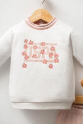 U.S. Polo Assn. Beyaz Somon Kız Bebek 3 İplik Kalın Kışlık Alt Üst Takım - 2