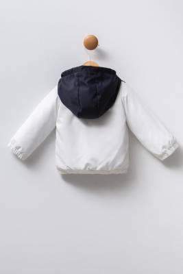 U.S. Polo Assn. - U.S. Polo Assn. Dokuma Kumaş Bebek Kapşonlu Yağmurluk (1)