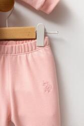 U.S. Polo Assn. Düz Renk Kız Bebek 3 iplik alt üst takım - 3