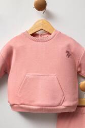 U.S. Polo Assn. Düz Renk Kız Bebek 3 iplik alt üst takım - 6