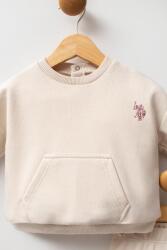 U.S. Polo Assn. Düz Renk Kız Bebek 3 iplik alt üst takım - 10