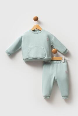 U.S. Polo Assn. Düz Renk Kız Bebek 3 iplik alt üst takım - 13