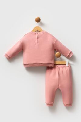 U.S. Polo Assn. Düz Renk Kız Bebek 3 iplik alt üst takım - 8