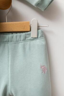 U.S. Polo Assn. Düz Renk Kız Bebek 3 iplik alt üst takım - 15