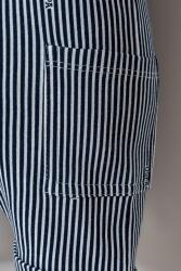 U.S. Polo Assn. Erkek Bebek %100 Pamuk Çizgili Golf Tulum | Yazlık Bebek Tulum  - 3