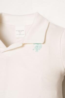 U.S. Polo Assn. Erkek Bebek %100 Pamuk Ribana T-Shirt Müslin Şort Takım Yazlık 2’li Set  - 6