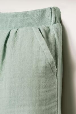 U.S. Polo Assn. Erkek Bebek %100 Pamuk Ribana T-Shirt Müslin Şort Takım Yazlık 2’li Set  - 7