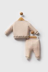 U.S. Polo Assn. Erkek Bebek %100 Pamuklu Waffle Kumaş Alt Üst Takım - Thumbnail