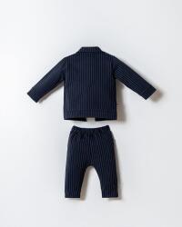 U.S. Polo Assn. Erkek Bebek 3’lü Takım Ceket T-Shirt Pantolon Günlük Bebek Takımı - 4