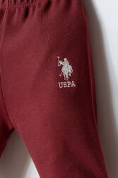 U.S. Polo Assn. Erkek Bebek 3’lü Takım Kapüşonlu Ceket Tişört Pantolon Pamuklu Bebek Takımı - 6