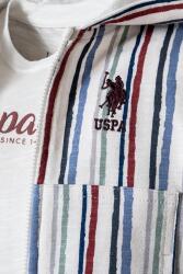 U.S. Polo Assn. Erkek Bebek 3’lü Takım Kapüşonlu Ceket Tişört Pantolon Pamuklu Bebek Takımı - 3
