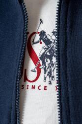 U.S. Polo Assn. Erkek Bebek 3’lü Takım Kapüşonlu Fermuarlı Sweatshirt T-Shirt Pantolon - 6