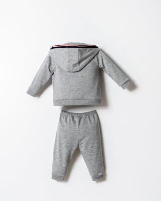 U.S. Polo Assn. Erkek Bebek 3’lü Takım Pamuklu İki İplik Takımı Yaş Spor Bebek Takım - 2