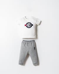 U.S. Polo Assn. Erkek Bebek 3’lü Takım Pamuklu İki İplik Takımı Yaş Spor Bebek Takım - 5