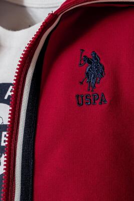 U.S. Polo Assn. Erkek Bebek 3’lü Takım Pamuklu İki İplik Takımı Yaş Spor Bebek Takım - 9