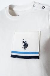 US Polo Assn. Erkek Bebek Alt Üst Takım %100 Pamuk – Kısa Kollu Tişört & Şort - 12
