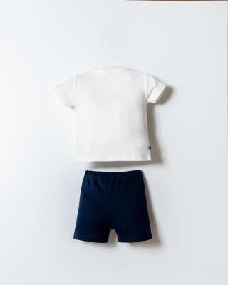US Polo Assn. Erkek Bebek Alt Üst Takım %100 Pamuk – Kısa Kollu Tişört & Şort - 14