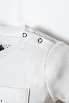 US Polo Assn. Erkek Bebek Alt Üst Takım %100 Pamuk – Kısa Kollu Tişört & Şort - 15