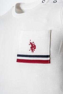 US Polo Assn. Erkek Bebek Alt Üst Takım %100 Pamuk – Kısa Kollu Tişört & Şort - 2