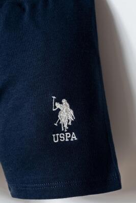 US Polo Assn. Erkek Bebek Alt Üst Takım %100 Pamuk – Kısa Kollu Tişört & Şort - 13