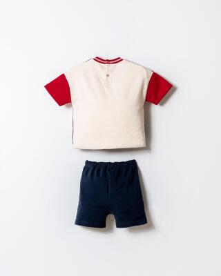 US Polo Assn. Erkek Bebek Alt Üst Takım – Kısa Kollu Tişört & Şort Yazlık Takım  - 9