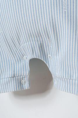 U.S. Polo Assn. Erkek Bebek Golf Yaka Mavi Tulum - 3