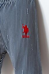 U.S. Polo Assn. Erkek Bebek Gömlek Pantolon Takımı %100 Pamuk - 3