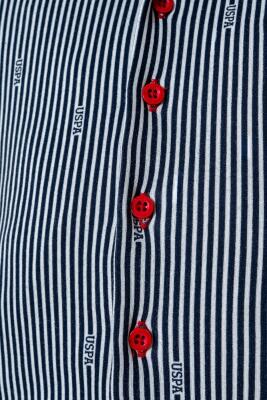 U.S. Polo Assn. Erkek Bebek Gömlek Pantolon Takımı %100 Pamuk - 5