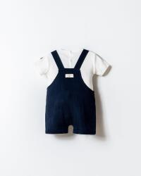 U.S. Polo Assn. Erkek Bebek Müslin Salopet Takım %100 Pamuk Yazlık 2’li Bebek Takım T-Shirt Salopet - 4