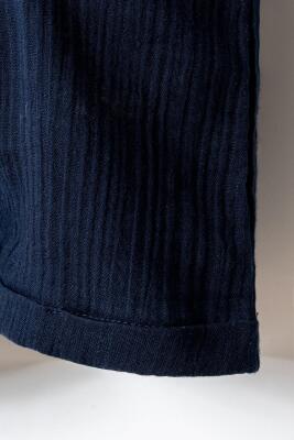 U.S. Polo Assn. Erkek Bebek Müslin Salopet Takım %100 Pamuk Yazlık 2’li Bebek Takım T-Shirt Salopet - 5