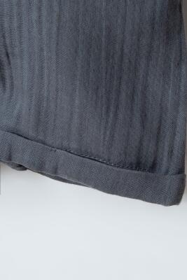 U.S. Polo Assn. Erkek Bebek Müslin Salopet Takım %100 Pamuk Yazlık 2’li Bebek Takım T-Shirt Salopet - 8