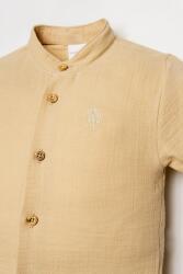 U.S. Polo Assn. Erkek Bebek Müslin Şort Gömlek Takım %100 Pamuk Yazlık - 17