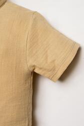 U.S. Polo Assn. Erkek Bebek Müslin Şort Gömlek Takım %100 Pamuk Yazlık - 21