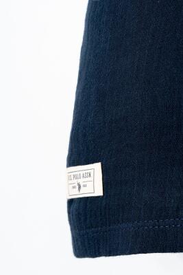 U.S. Polo Assn. Erkek Bebek Müslin Şort Gömlek Takım %100 Pamuk Yazlık - 2