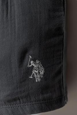 U.S. Polo Assn. Erkek Bebek Müslin Şort Gömlek Takım %100 Pamuk Yazlık - 9