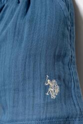 U.S. Polo Assn. Erkek Bebek Müslin Şort Gömlek Takım %100 Pamuk Yazlık - 14