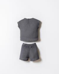 U.S. Polo Assn. Erkek Bebek Müslin Şort Gömlek Takım %100 Pamuk Yazlık Nefes Alan 2’li Kombin - 9