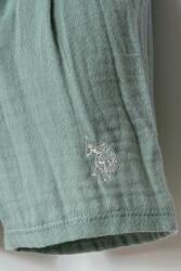 U.S. Polo Assn. Erkek Bebek Müslin Şort Gömlek Takım %100 Pamuk Yazlık Nefes Alan 2’li Kombin - 14