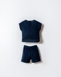 U.S. Polo Assn. Erkek Bebek Müslin Şort Gömlek Takım %100 Pamuk Yazlık Nefes Alan 2’li Kombin - 4