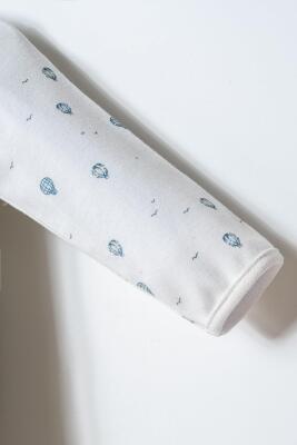 U.S. Polo Assn. Erkek Bebek Patikli Tulum %100 Pamuk İnterlok Örme Fermuarlı Yenidoğan Bebek Tulum - 5