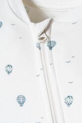 U.S. Polo Assn. Erkek Bebek Patikli Tulum %100 Pamuk İnterlok Örme Fermuarlı Yenidoğan Bebek Tulum - 6